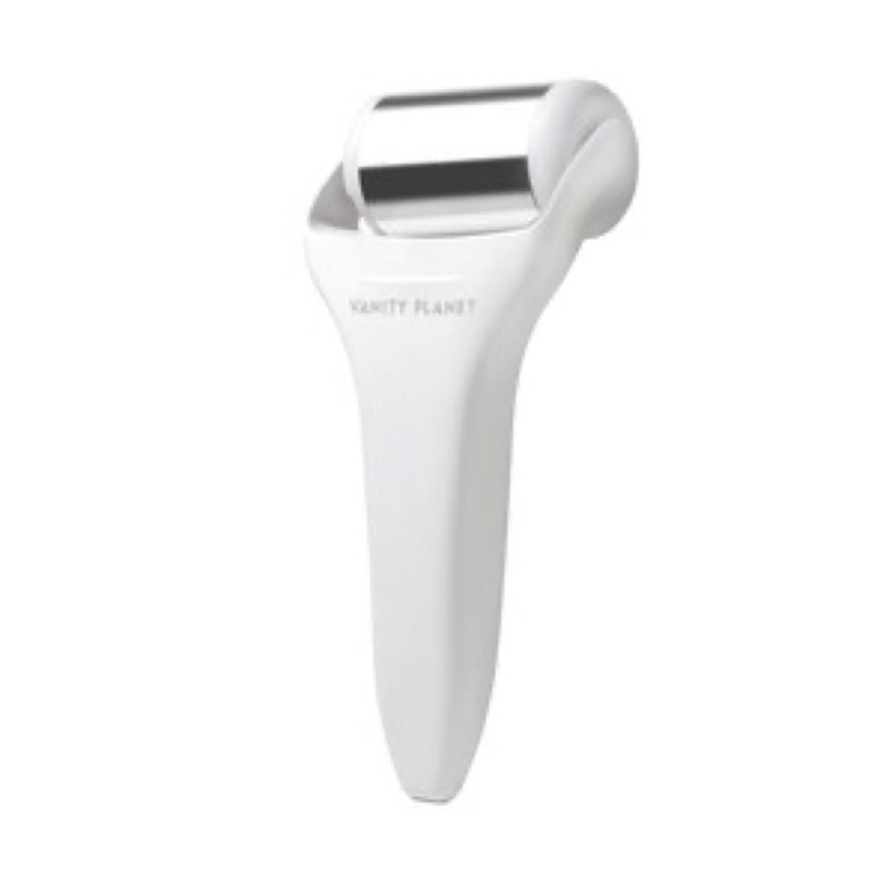 VANITY PLANET White and Silver Skincare Roller